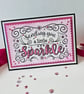 Sending You a Little Sparkle – Handmade Greeting Card