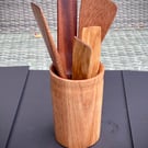 Kitchen spatula set. Hand made from various hardwoods