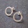 Earrings, Silver Ring Studs