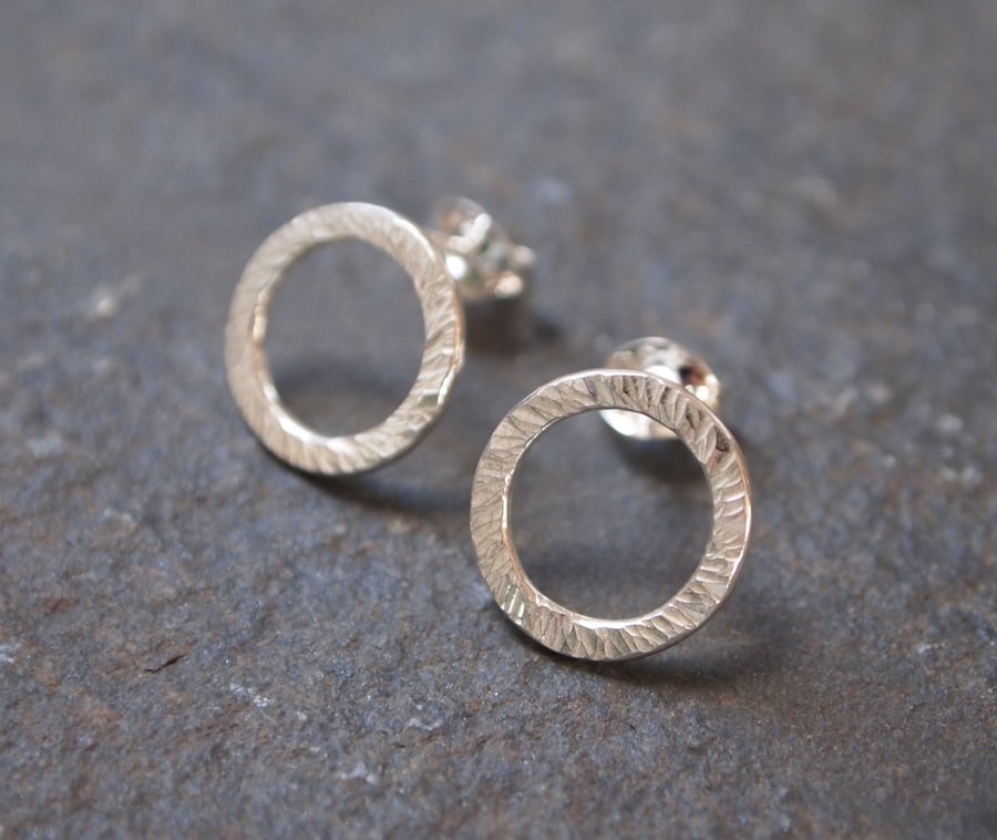 Earring Silver Ring Stud Earrings