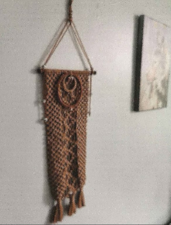 Brown Macramé Wall Décor 