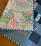 Up cycled, denim quilted throw.  - Image 3