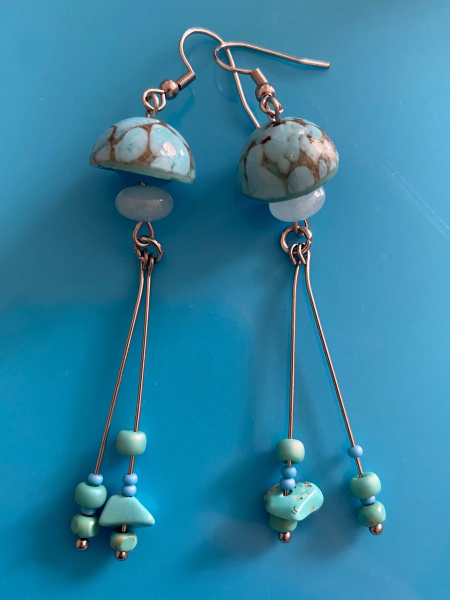 Nora - Jellyfish style Earrings 