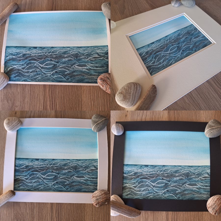 Abstract watercolour painting 