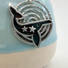 Starry silver blue whale - perfect for whale lovers
