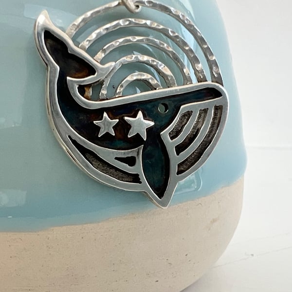 Starry silver blue whale - perfect for whale lovers
