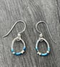 Enamel Earrings, pebble earrings, enamel jewellery, sea themed earrings, enamel, - Image 4