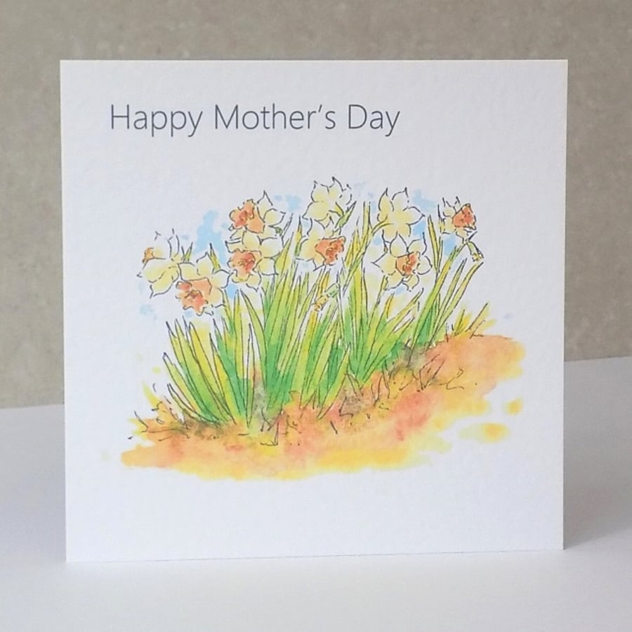 Mother's Day Card Daffodil's