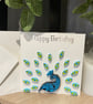 Stunning handmade quilled Peacock Card - Image 2