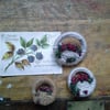 blackberry basket brooches