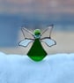 Stained Glass Woodland Fairy - green