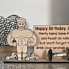 Personalised Bodybuilder Money Gift, Fitness, Personal Trainer, Gym Lovers Gift