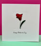 Wire Lily - Mother's Day Card - Birthday Card - Thank you Card - Easter Card - Image 6