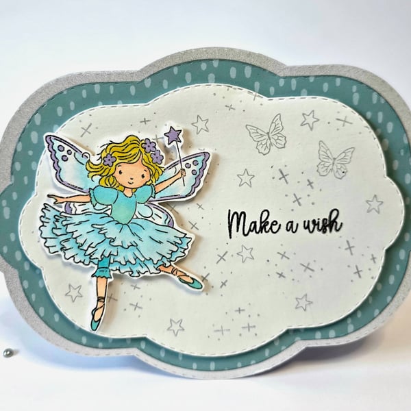 Make a Wish! – Handmade Fairy Greeting Card
