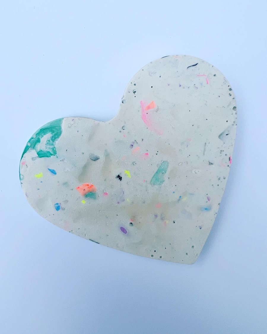 Decorative Heart Trinket Tray Coaster Eco-Friendly