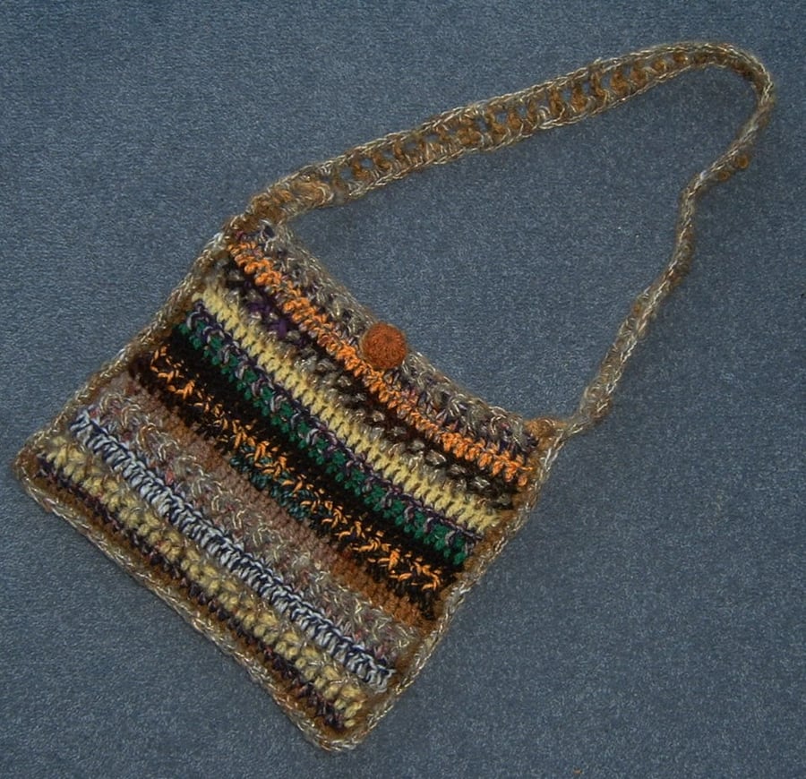 Retro crocheted Tote bag ref 489102