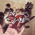 Nine Tailed Fox - Forest Spirit Vinyl Sticker