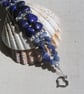 Blue Lapis Lazuli Hearts & Blue Aventurine Gemstone Beaded Bracelet  - Image 5