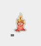 Funny Vinyl Sticker For Adults - Candle 