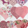 ChrissieCraft die-cut medium HEARTS for APPLIQUE