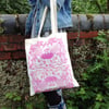 Limited Edition Hand Printed Tote