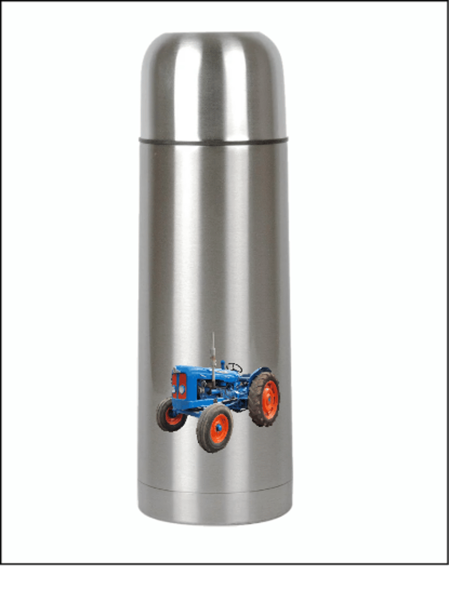 tractor super major design ,stainless steel, flask,frdson super classic tractor