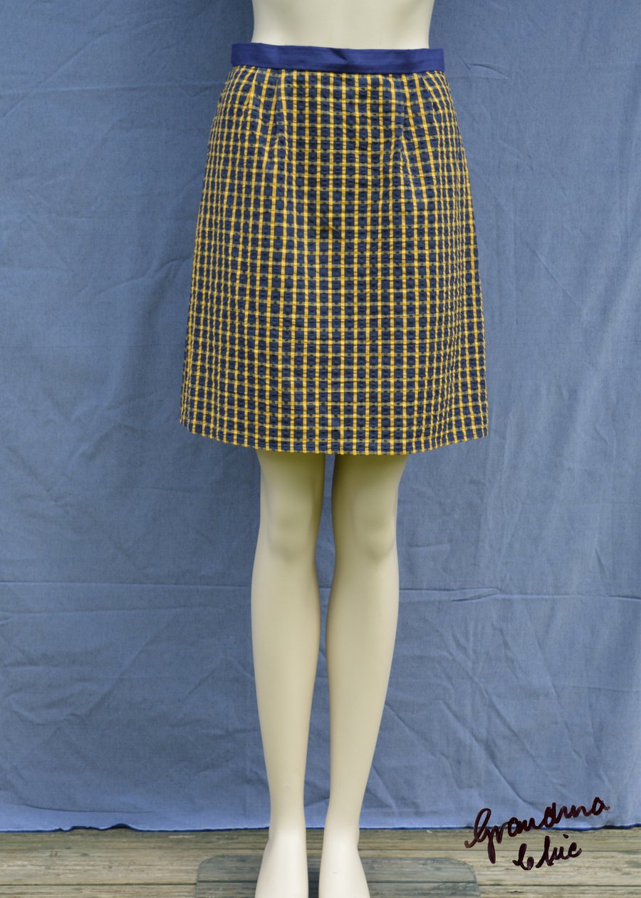 Seersucker skirt