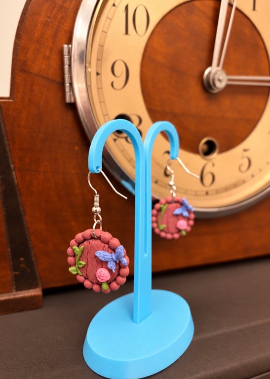 Polymer clay earrings 