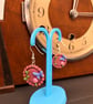 Polymer clay earrings 