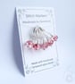 Lampwork Stitch Markers - Stained Glass Pinks - Image 3
