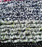 Handmade Scrunchie Lanyard Pretty Multi Floral Soft Cotton ID Badge Holder - Image 3