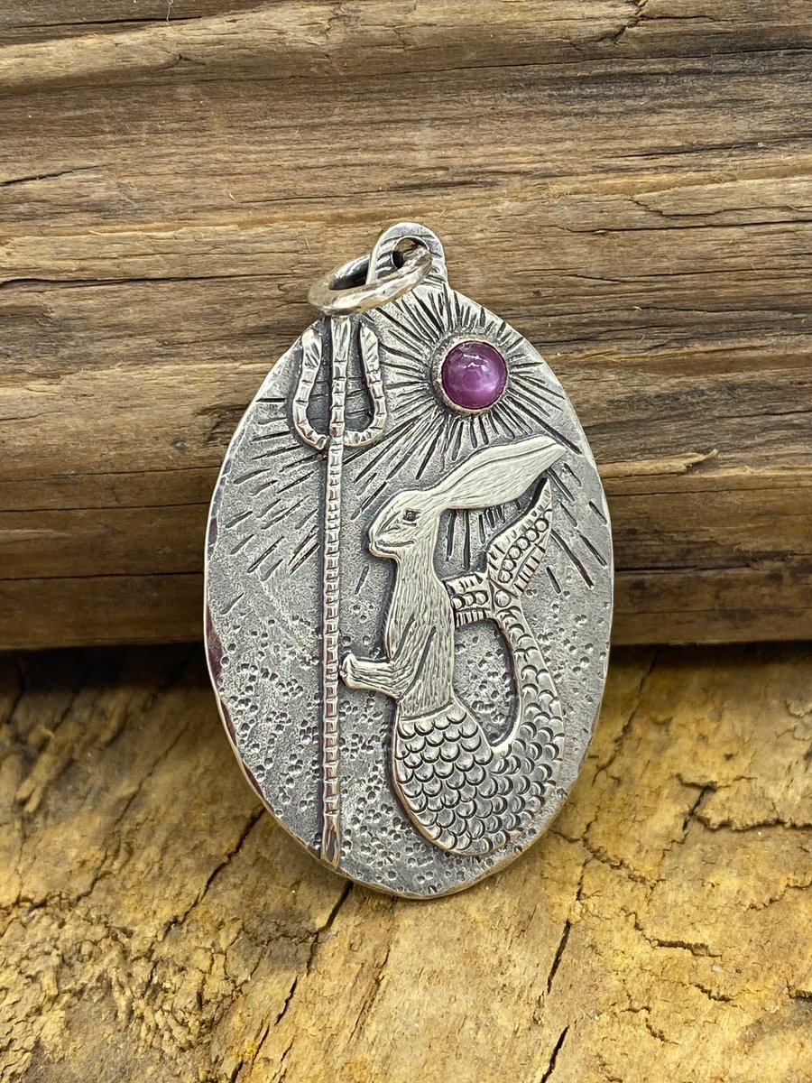 Guardian of the Seas, Merhare Pendant with Opaque Ruby