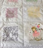 Single Bed or Lap Quilt. Floral Stitching Designs, Gift for Lady or Young Girl. - Image 7