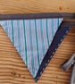 Handmade mini bunting in a blue theme. - Image 4