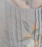 Blue Linen print dress or pinafore - Image 3