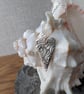 Handmade Fine Silver Heart Pendant - Wild Ocean Design - Image 1
