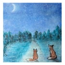 Winterwatching - Greetings Card