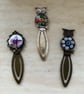 Vintage bead and ceramic bookmark handmade  - Image 4