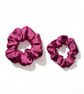 Raspberry Pink Satin Scrunchie - Regular - Image 2