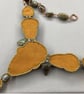 Labradorite Beaded Cocktail Statement Bib Style Necklace Art Nouveau  - Image 5