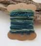 Small Dark Teal Natural Dye Textured Thread Pack - Image 3