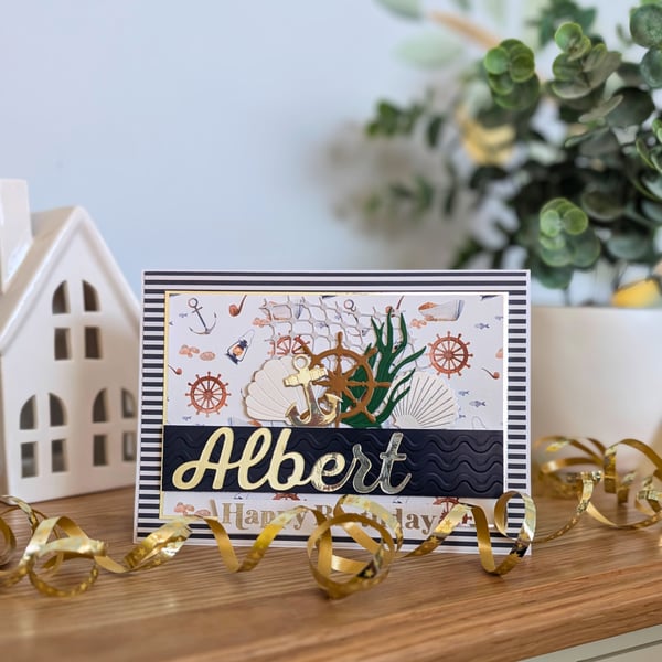 By the Sea Birthday or Thank You Card