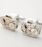 Cufflinks Steampunk Watch Mechanism Rectangular Cuff Links Gift For Men - Image 2
