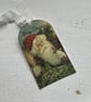 CHRISTMAS GIFT  TAGS  ( set of 3 ) ' Woodland Santa'... ready to ship.. - Image 4
