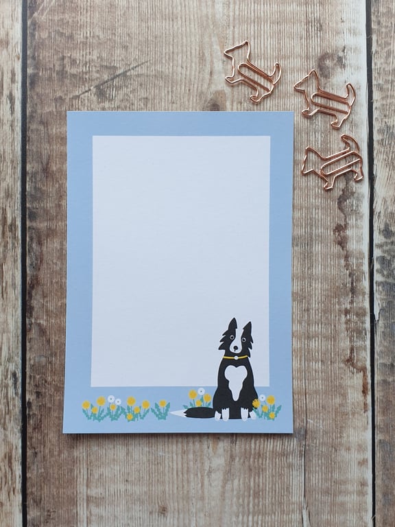 Border Collie Gift Notes - Set of 4 Sheets