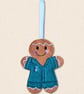 Veterinary Nurse Gingerbread Decoration - Embroidered Vet Nurse Character - Image 2