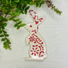 Ceramic rabbit decoration