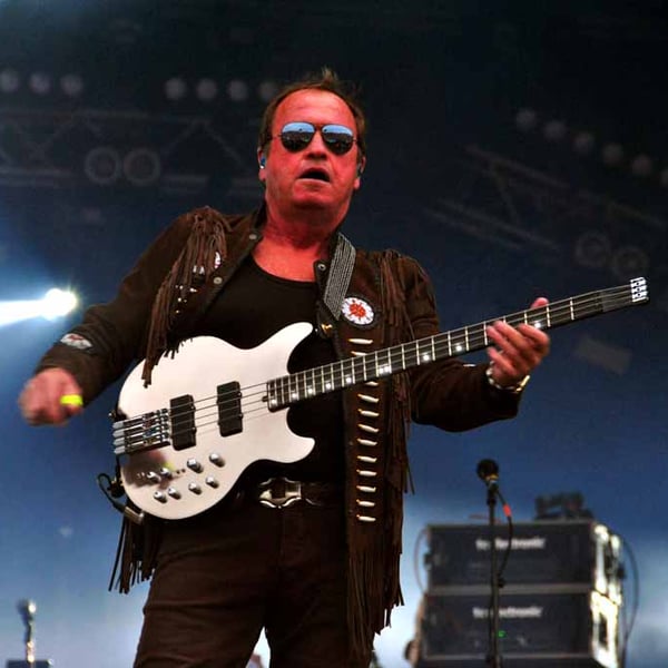 Mark King Level 42 In Concert Photograph Print