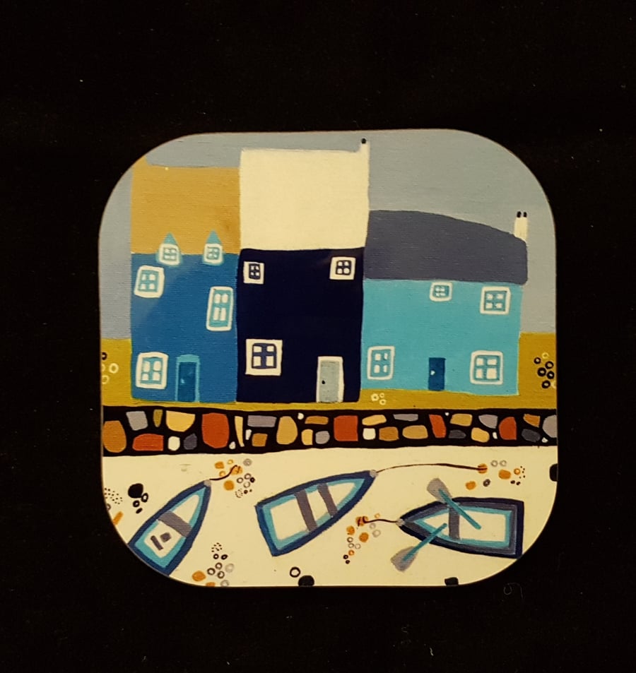 printed artwork coaster