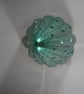 Green Glittery Ceramic Star Light Christmas Tree Table Lamp Ornament Decoration. - Image 3